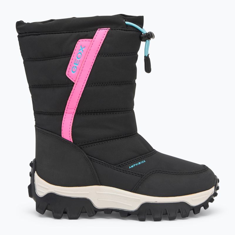 Detské snehule Geox Himalaya ABX black/fuchsia 2
