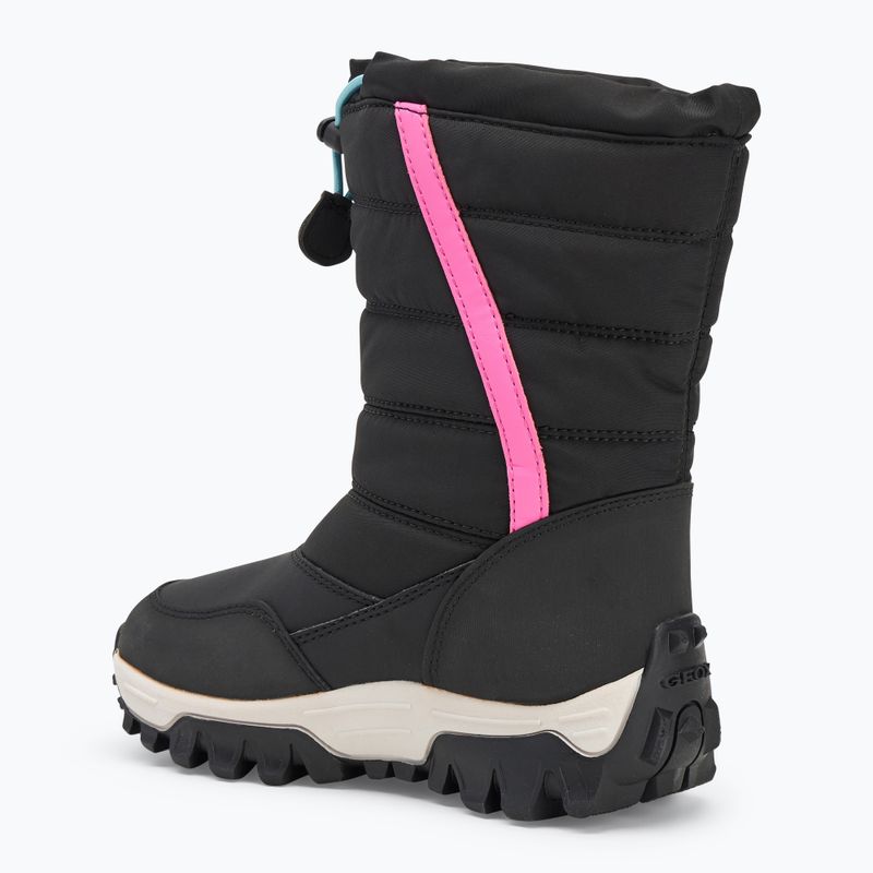 Detské snehule Geox Himalaya ABX black/fuchsia 3