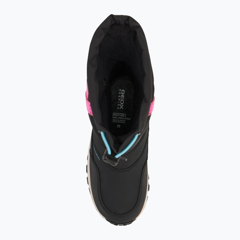 Detské snehule Geox Himalaya ABX black/fuchsia 5