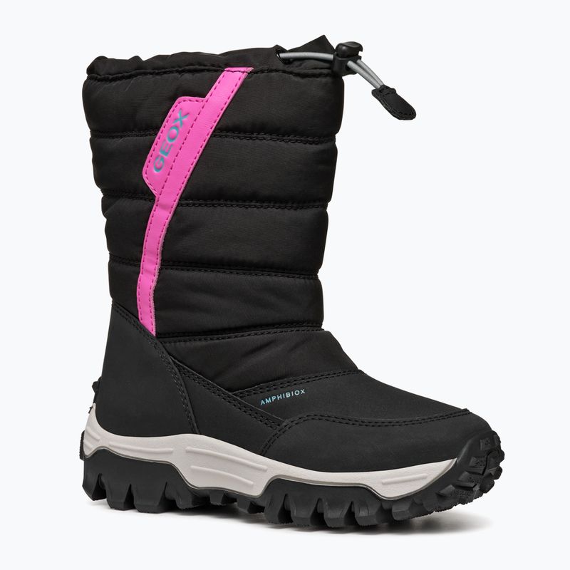 Detské snehule Geox Himalaya ABX black/fuchsia