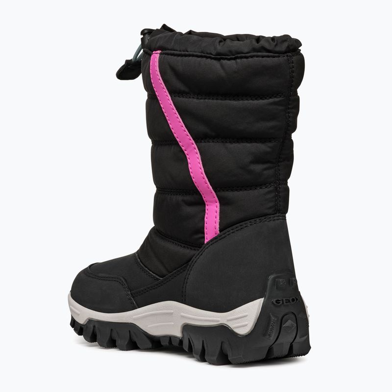 Detské snehule Geox Himalaya ABX black/fuchsia 3