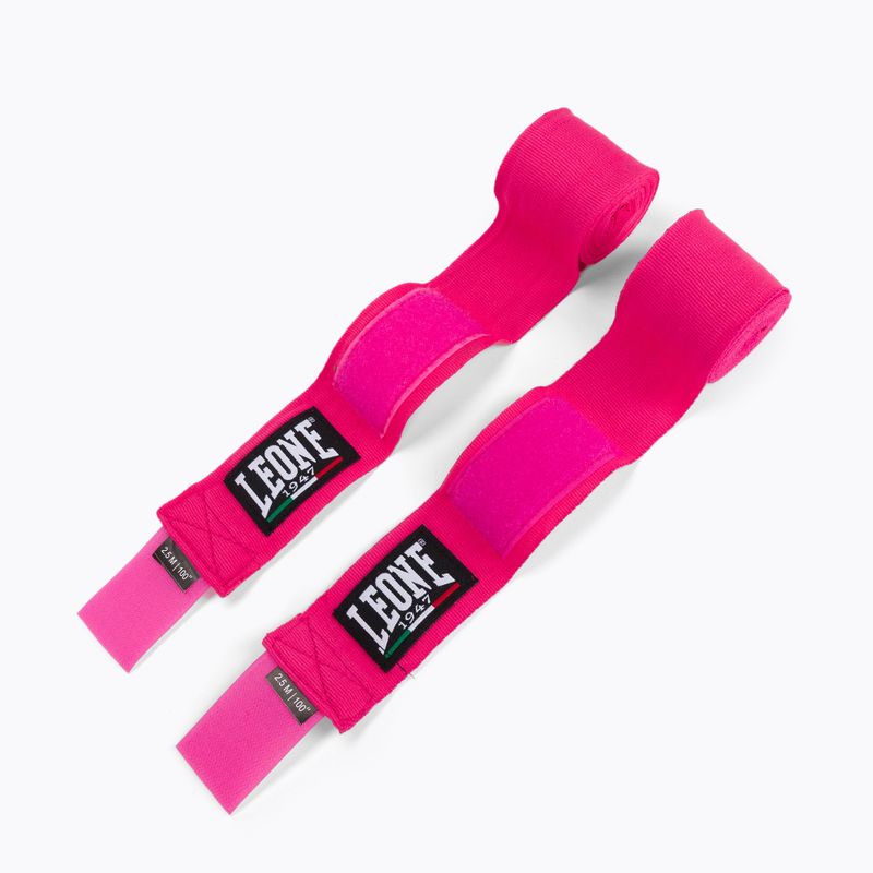 Boxerské bandáže Leone 1947 Hand Wraps pink AB705 2