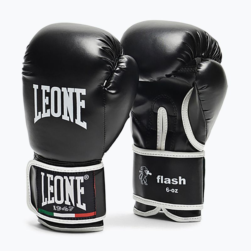 Detské boxerské rukavice LEONE 1947 Flash black 6