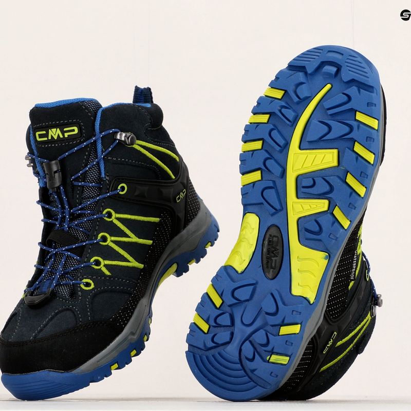 Detské trekové topánky CMP Rigel Mid Wp navy blue 3Q12944/38NL 12