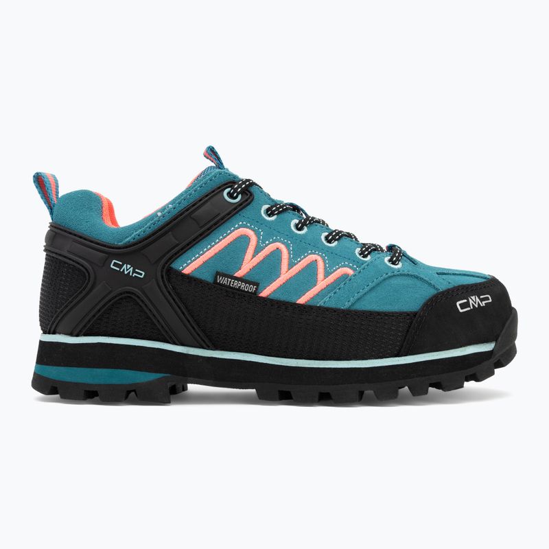 Dámske trekové topánky CMP Moon Low Wp teal/red fluo 2