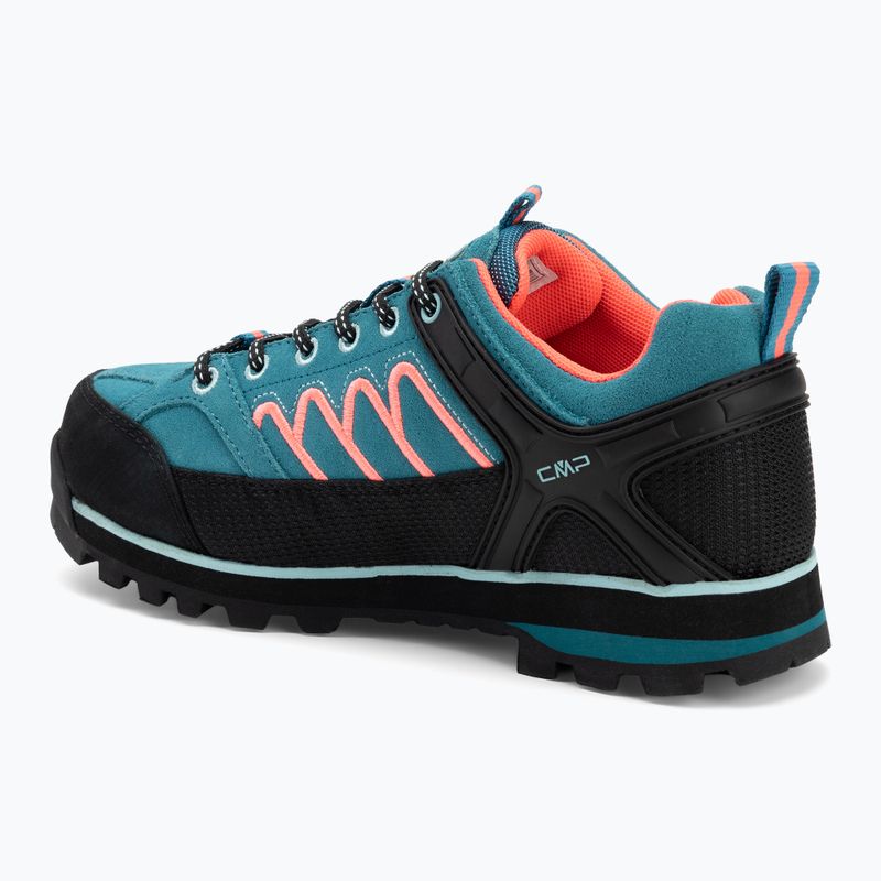 Dámske trekové topánky CMP Moon Low Wp teal/red fluo 3