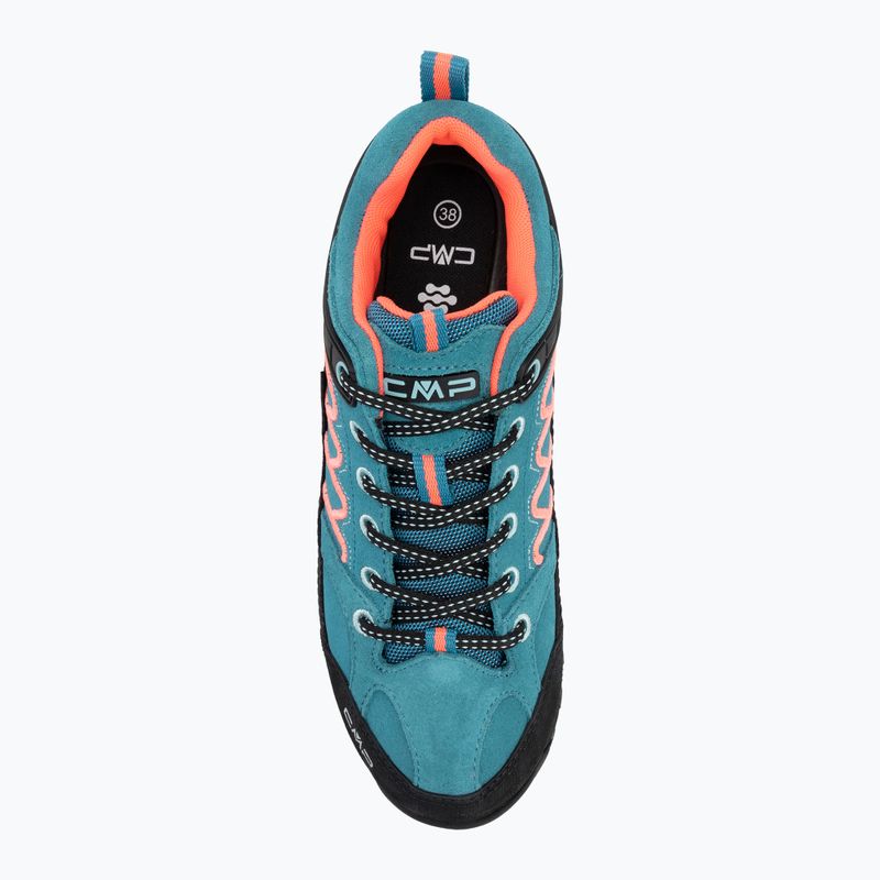 Dámske trekové topánky CMP Moon Low Wp teal/red fluo 5