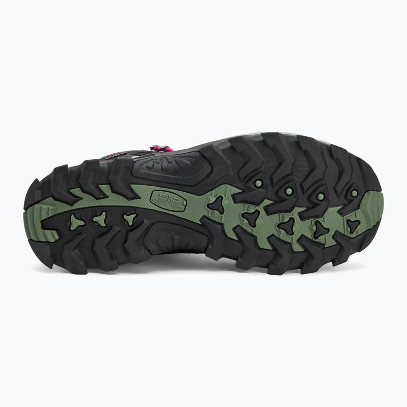 Dámske trekové topánky CMP Rigel Mid Wp anthracite/mineral green 4