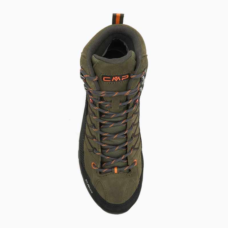 Pánske trekingové topánky CMP Rigel Mid Wp olive/flame 5