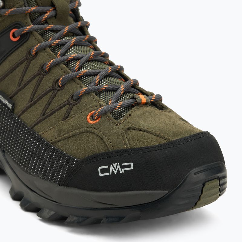 Pánske trekingové topánky CMP Rigel Mid Wp olive/flame 6