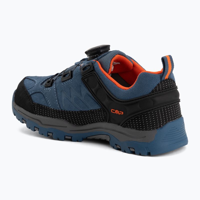 Detské turistické topánky CMP Kiruna Low FitGo Waterproof bluestone/arancio 3