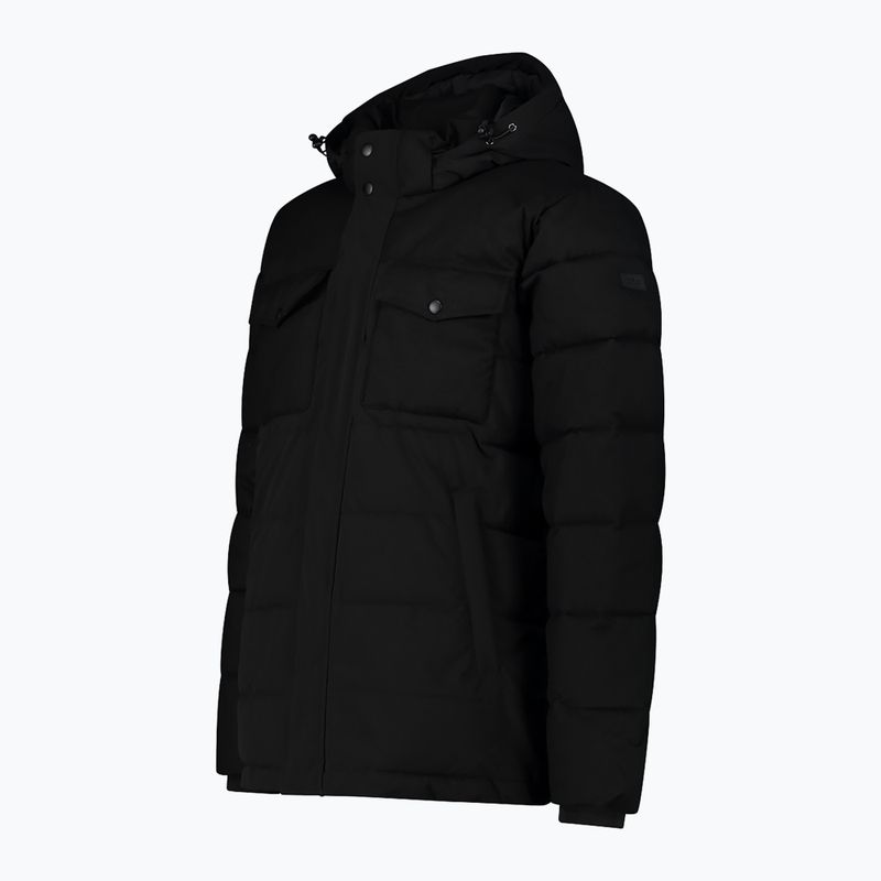 Pánska oteplená bunda CMP 34K0187 nero mel. 3