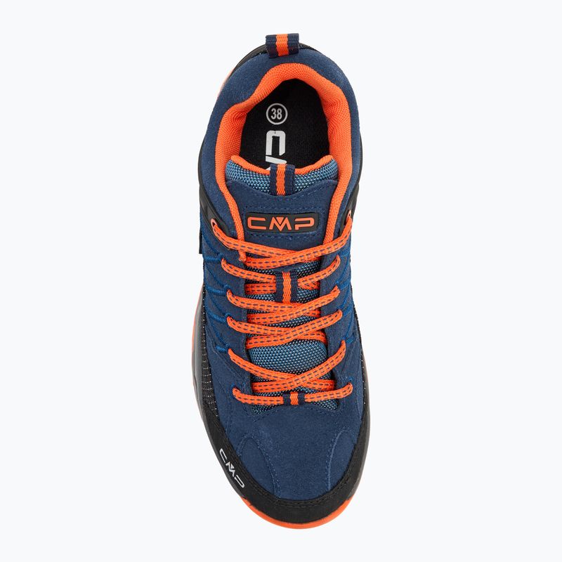 Juniorské topánky CMP Rigel Low Wp b. blue / arancio 5