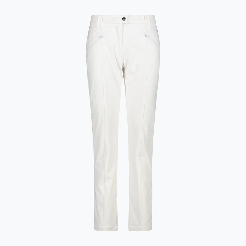 Dámske softshellové nohavice CMP Long 3A11266 white