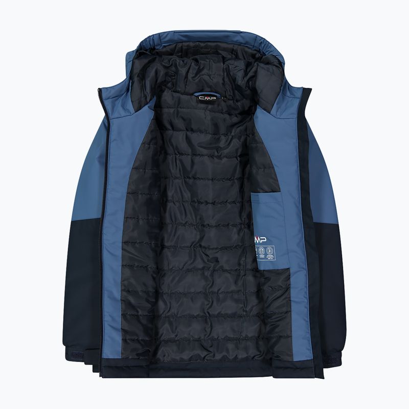 Detská softshellová bunda CMP 35Z1524 Fix Hood bright blue/bluestone 4