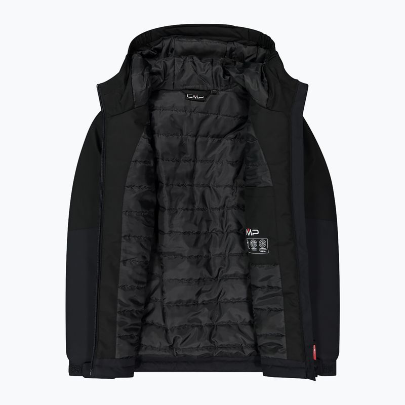 Detská softshellová bunda CMP 35Z1524 Fix Hood anthracite/black 4