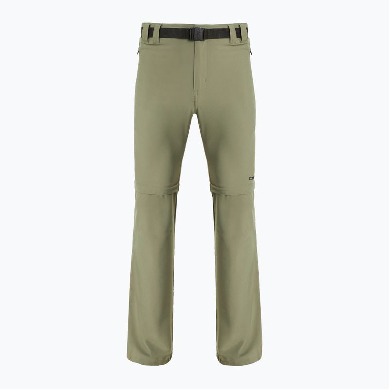 Pánske trekové nohavice CMP 3T51647 Zip Off sage