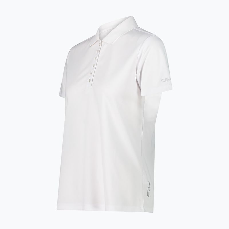 Dámske polo tričko CMP 3T59676 White/Ice polo 3