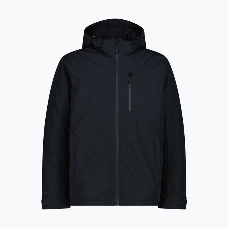 Pánska bunda do dažďa CMP 35Z1537 Zip Hood black