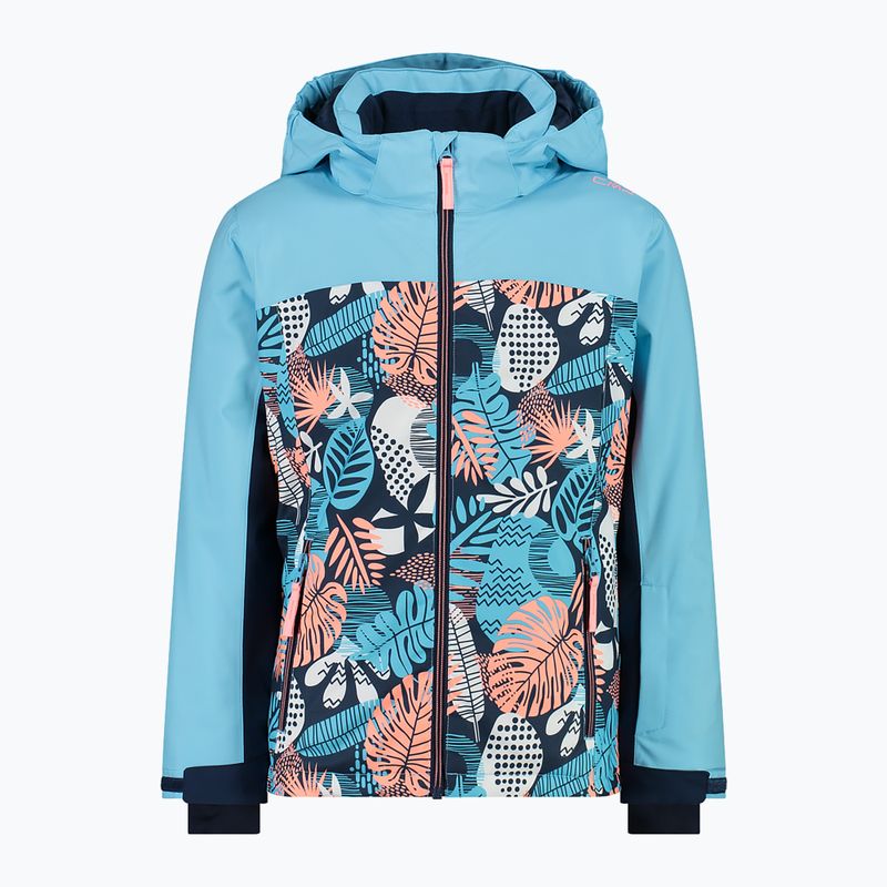 Detská lyžiarska bunda CMP 39W2085 topaz/blue ink