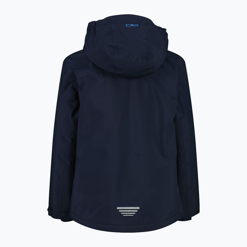 Detská lyžiarska bunda CMP 39W1924 black/blue/royal blue 2