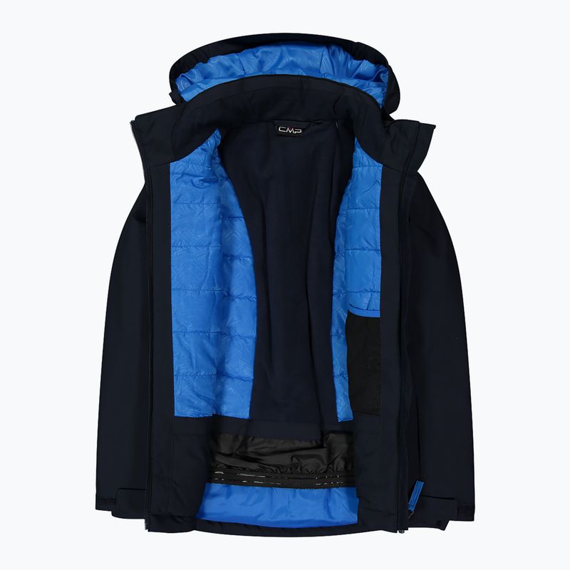 Detská lyžiarska bunda CMP 39W1924 black/blue/royal blue 4
