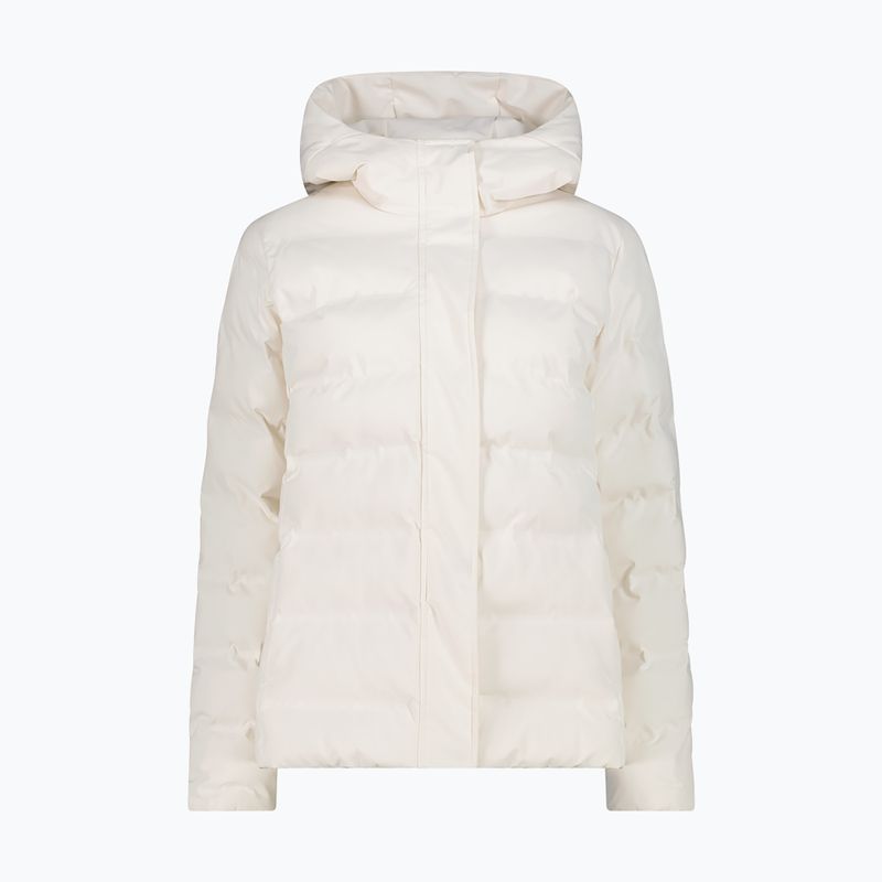 Dámska zateplená bunda CMP 35K3666 Fix Hood chalk white/blue ink