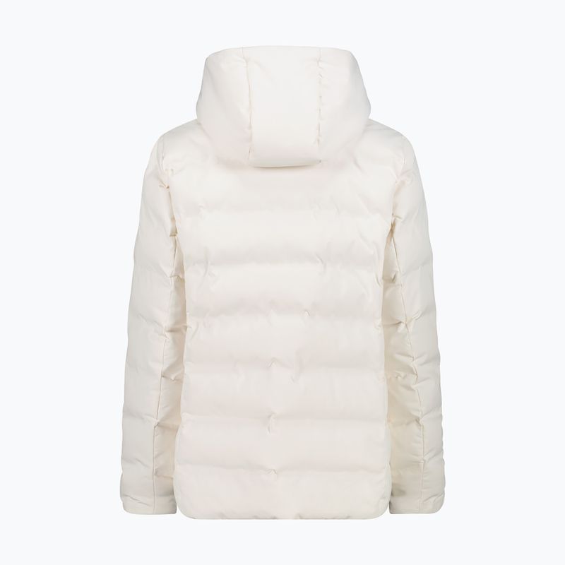 Dámska zateplená bunda CMP 35K3666 Fix Hood chalk white/blue ink 2