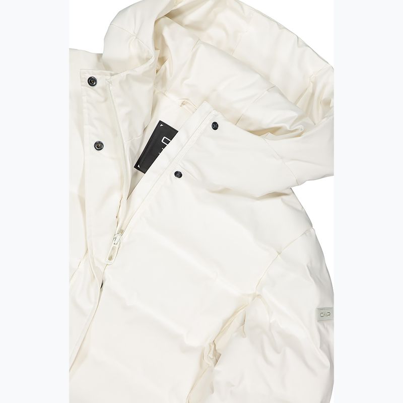 Dámska zateplená bunda CMP 35K3666 Fix Hood chalk white/blue ink 5