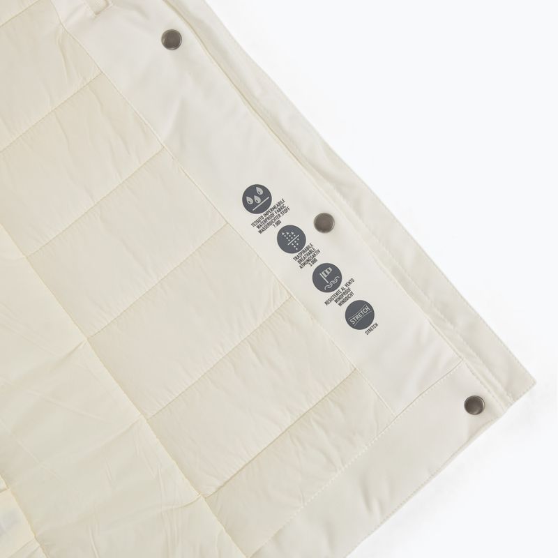 Dámska zateplená bunda CMP 35K3626F Zip Hood Synthetic Fur chalk white/blue ink 5