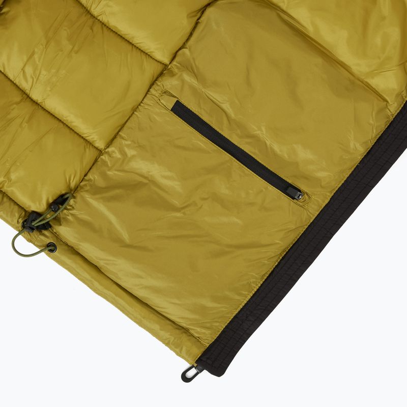 Pánska zateplená bunda CMP 35K3747 Fix Hood golden green 5