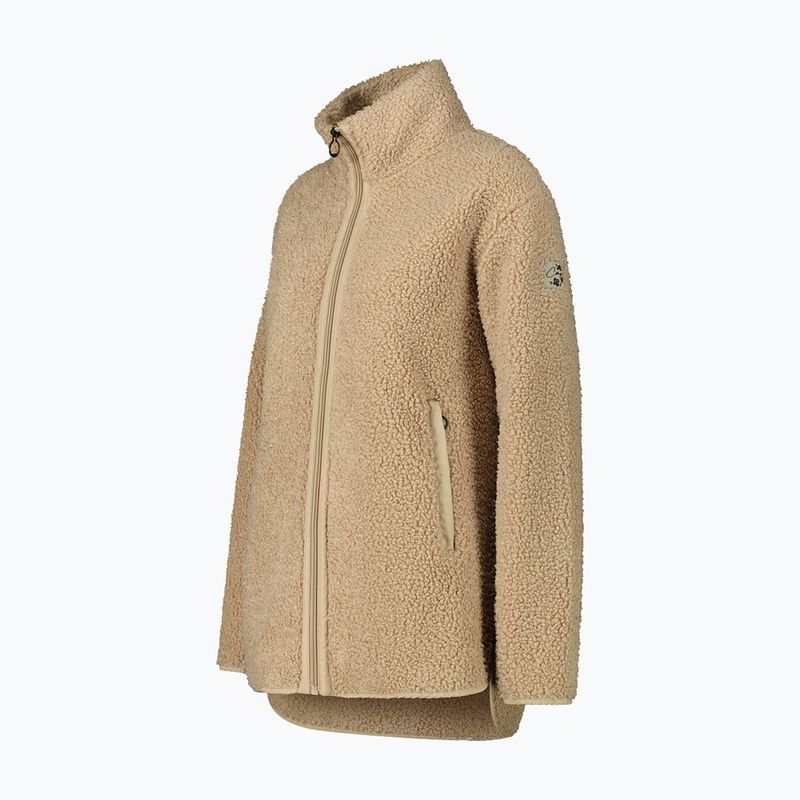 Dámska bunda CMP 35P3846 Long Teddy Highloft cookie 3