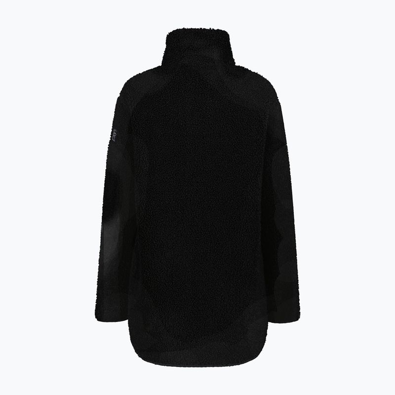 Dámsky kabát CMP 35P3846 Long Teddy Highloft nero 2