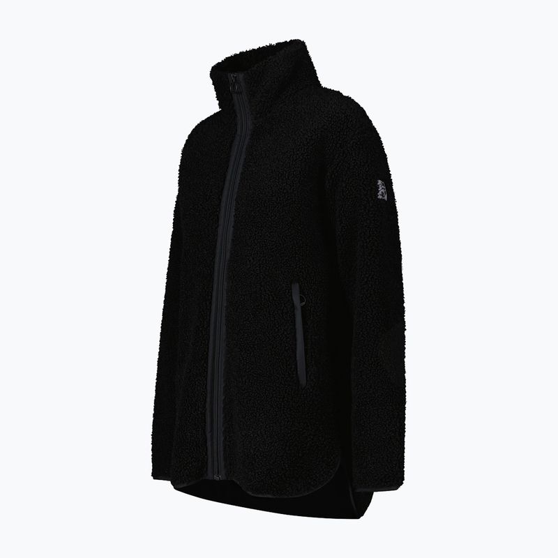 Dámsky kabát CMP 35P3846 Long Teddy Highloft nero 3