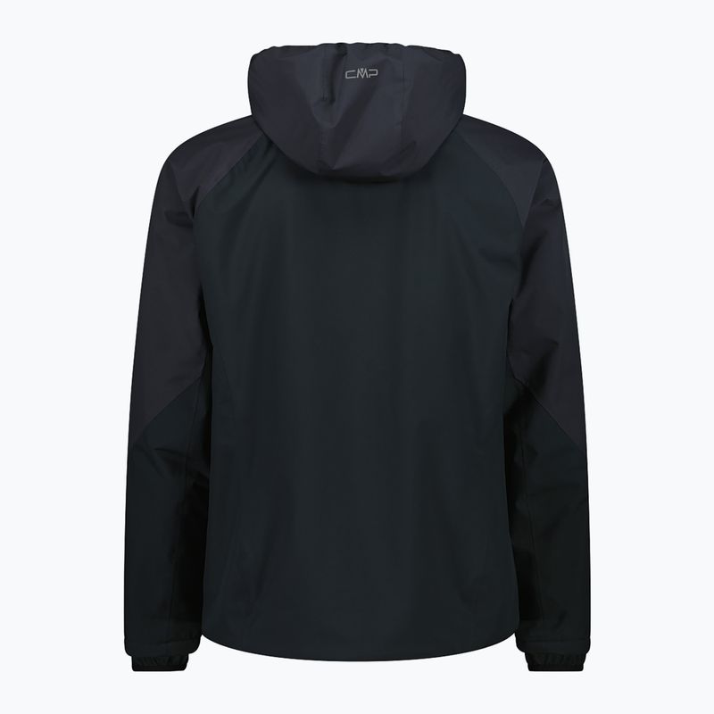 Pánska softshellová bunda CMP 35Z2767 Fix Hood black/anthracite 2