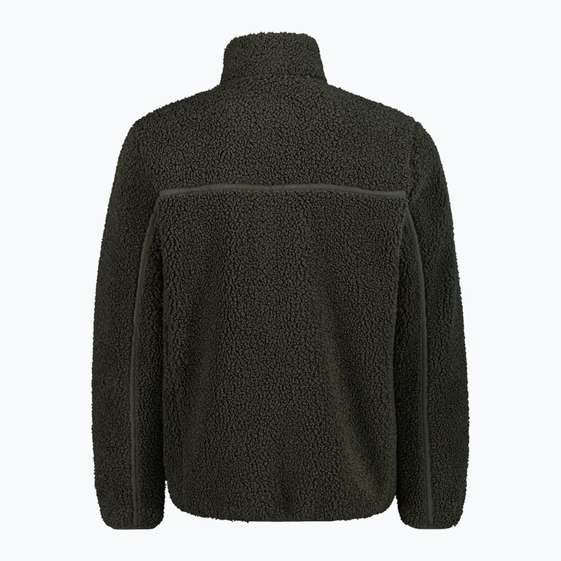 Pánska bunda CMP 35P3877 Teddy Highloft forest 2
