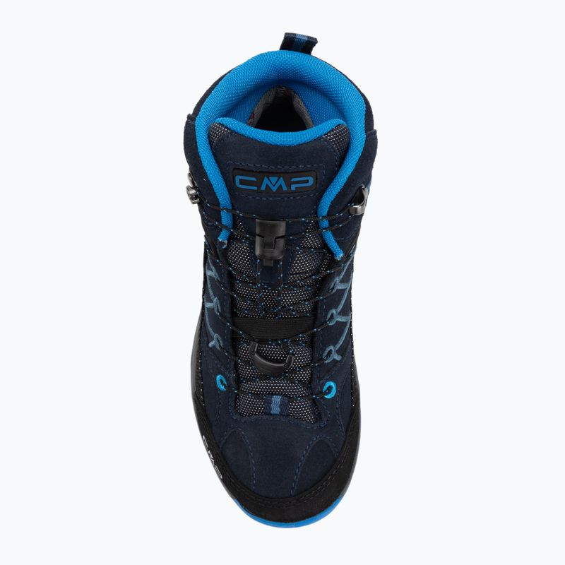 Detské trekingové topánky CMP Rigel Mid Wp blue/bluestone/royal blue 5