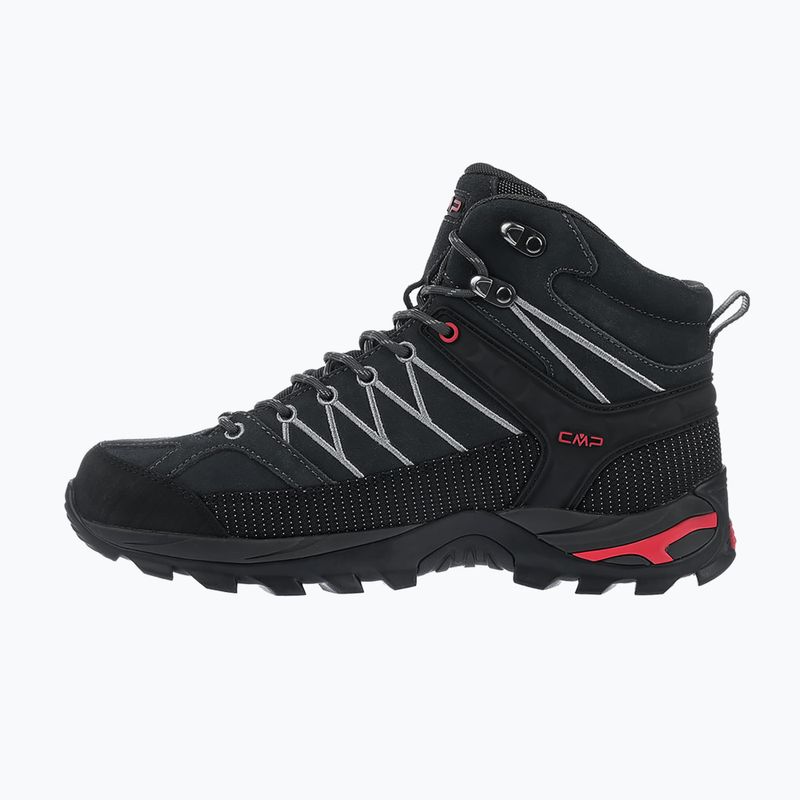 Pánske trekingové topánky CMP Rigel Mid Wp titanium/ferrari 3