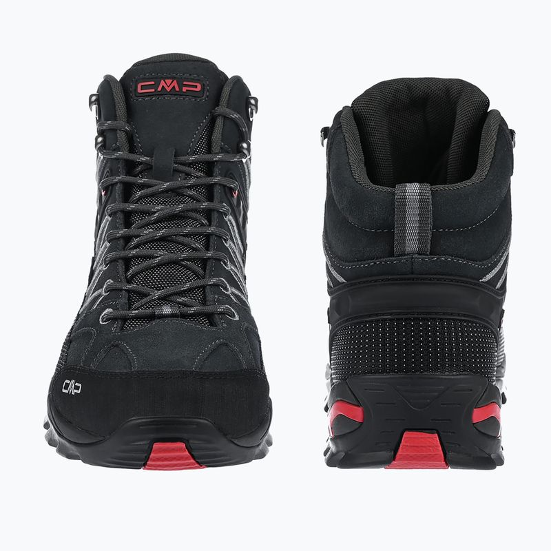 Pánske trekingové topánky CMP Rigel Mid Wp titanium/ferrari 4