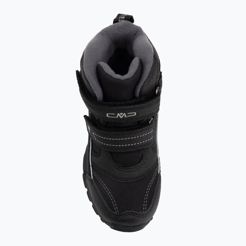 Detské snehule CMP Pyry Snowboots Wp black/titanium 5