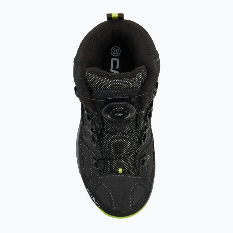 Detské trekingové topánky CMP Kiruna Mid Fitgo Fleece Wp lead/acid 5