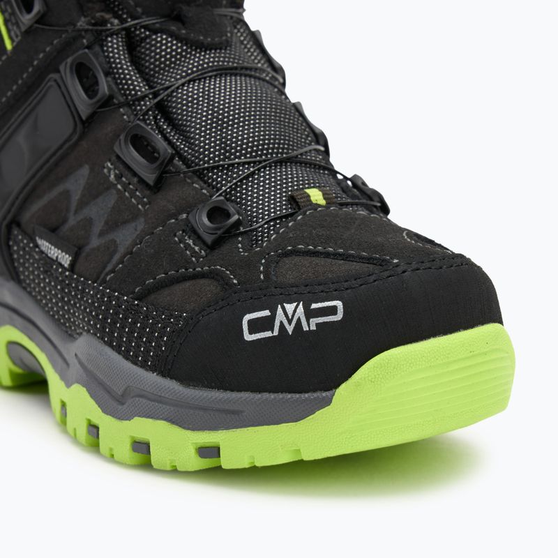 Detské trekingové topánky CMP Kiruna Mid Fitgo Fleece Wp lead/acid 7