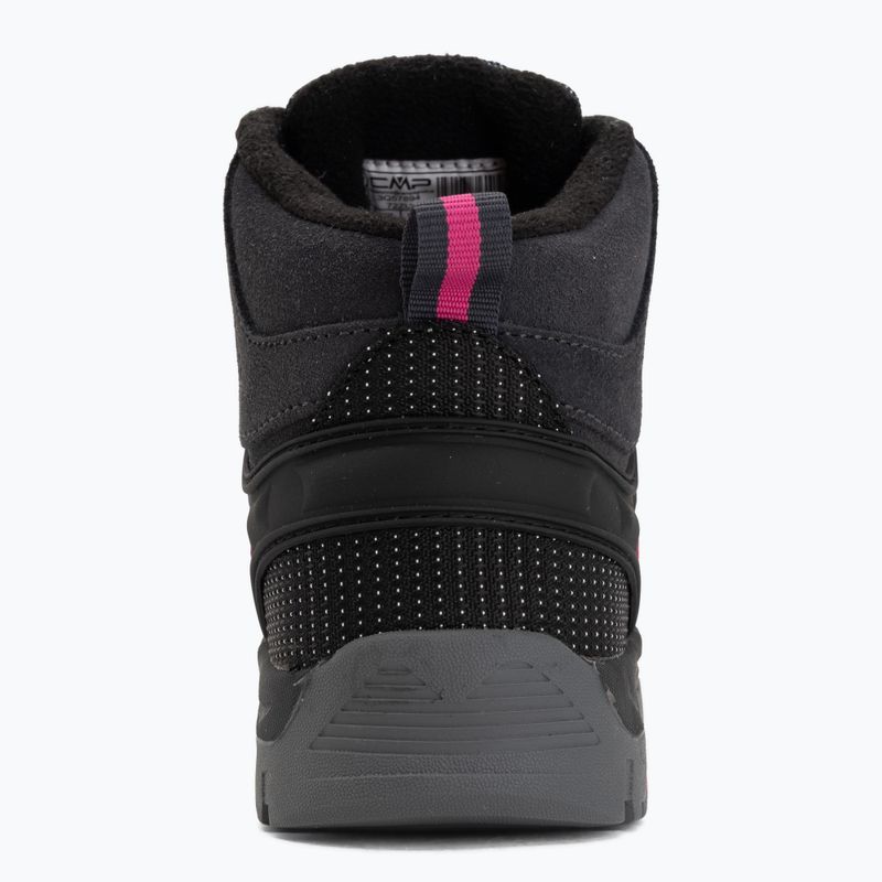 Detské turistické topánky CMP Kiruna Mid Fitgo Fleece Wp antracite/festival 6