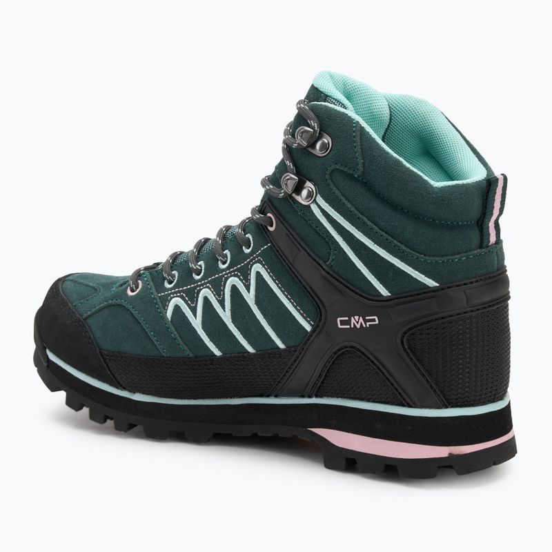Dámske trekingové topánky CMP Moon Mid WP trek/green/pink 3