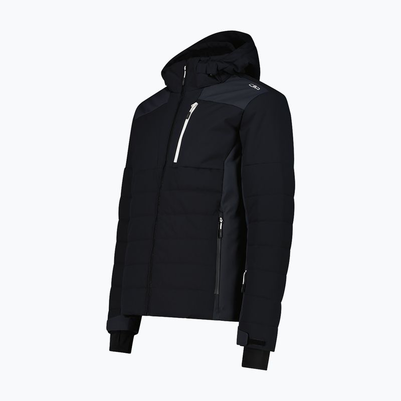 Pánska lyžiarska bunda CMP 35W0127 Zip Hood black 3