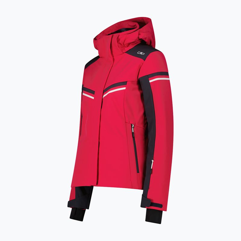 Dámska lyžiarska bunda CMP 35W0196 Zip Hood carmine 3