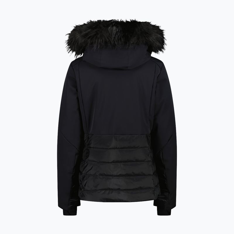 Dámska lyžiarska bunda CMP 35W0266 Zip Hood čierna 2