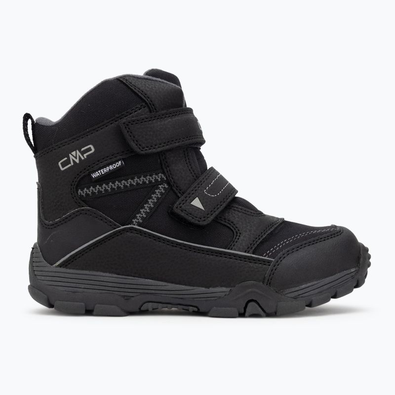 Detské snehule CMP Pyry Snowboots Wp black/titanium 2