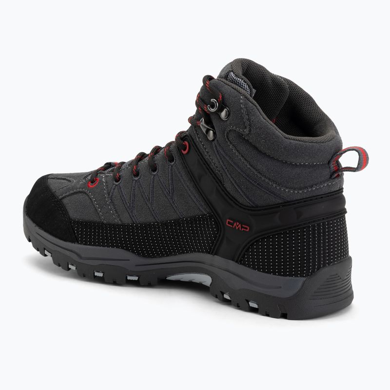 Juniorská trekingová obuv CMP Rigel Mid Wp grey/ferrari 3