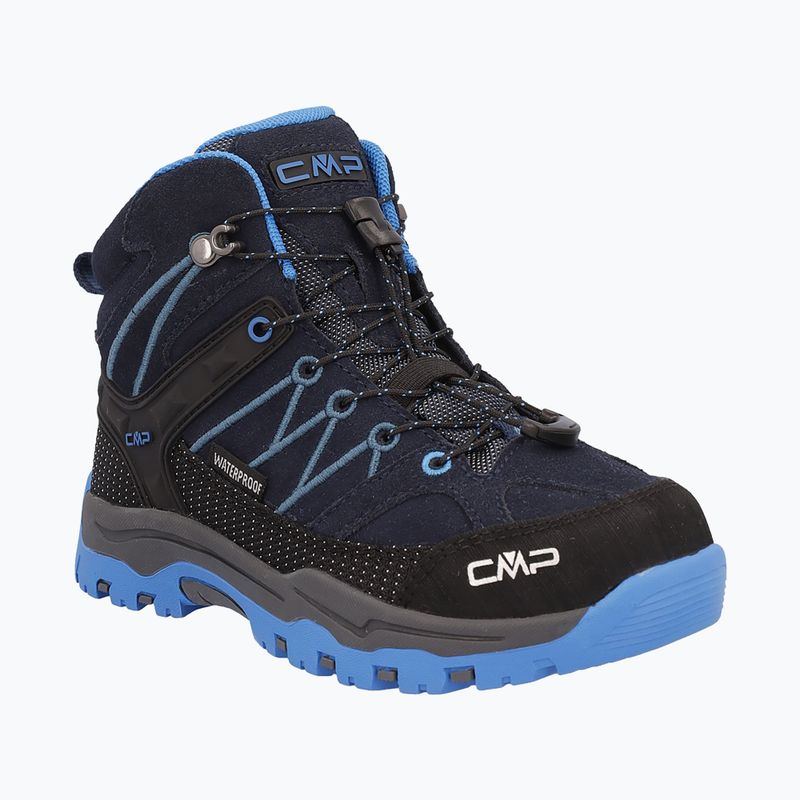 Juniorské trekingové topánky CMP Rigel Mid Wp b.blue/bluestone/royal blue 8